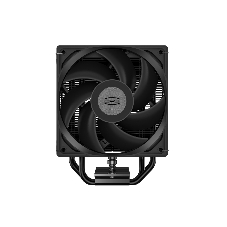 Кулер для процессора PCCooler RT400 Digital BK (230W, 4-pin PWM, LED temp., 152mm, Al/Cu, 4x6mm, 1x120мм, 73.32CFM, 34.9dBA, 2200RPM, S: 1851/1700/1200/115X, AM5/AM4, черный)