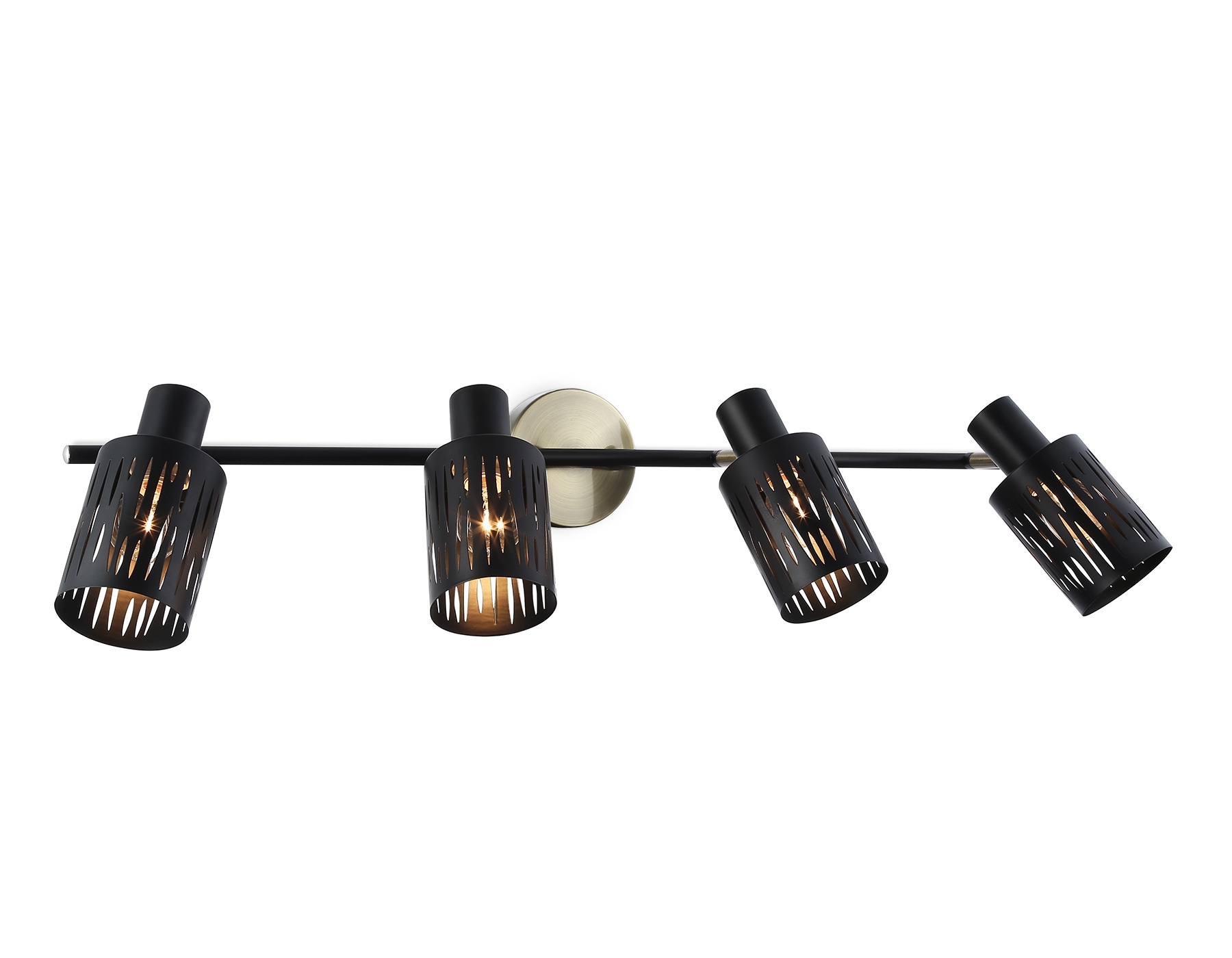 Светильник Ambrella light TR8670/4 BK/SB чёрный/бронза E14/4 max 60W 760*100*190