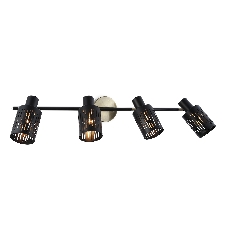 Светильник Ambrella light TR8670/4 BK/SB чёрный/бронза E14/4 max 60W 760*100*190