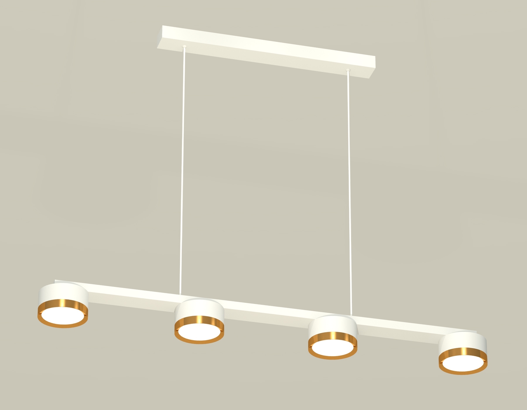 Светильник Ambrella light XB9151152/4 SWH/PYG белый песок/золото желтое полированное GX53 (C9151, N8124)
