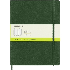 Блокнот Moleskine CLASSIC SOFT QP623K15 XLarge 190х250мм, 192 страниц, нелинованный, мягкая обложка, зеленый