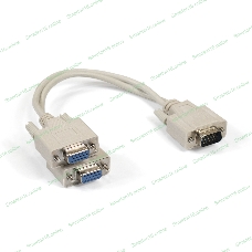 Кабель-разветвитель ExeGate EX284939RUS ExeGate EX-CC-VGA-15M2x15F-0.3 (монитор - 2xSVGA card, 15M/2x15F, 0,3м)