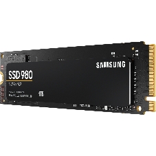 Накопитель SSD Samsung 980, 1000Gb, PCIe 3.0 x4, M.2 2280, NVMe, R/W 3500/3000