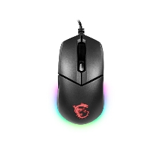 Мышь проводная MSI Clutch GM11 черный, 5000 dpi, USB, кнопки - 6