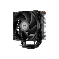 Кулер для процессора PCCooler RT400 Digital BK (230W, 4-pin PWM, LED temp., 152mm, Al/Cu, 4x6mm, 1x120мм, 73.32CFM, 34.9dBA, 2200RPM, S: 1851/1700/1200/115X, AM5/AM4, черный)