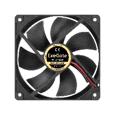 Вентилятор 12В DC ExeGate ExtraPower EP12025H2P (120x120x25 мм, Hydraulic bearing (гидродинамический), 2pin, 1800RPM, 28dBA)