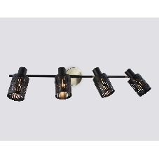 Светильник Ambrella light TR8670/4 BK/SB чёрный/бронза E14/4 max 60W 760*100*190