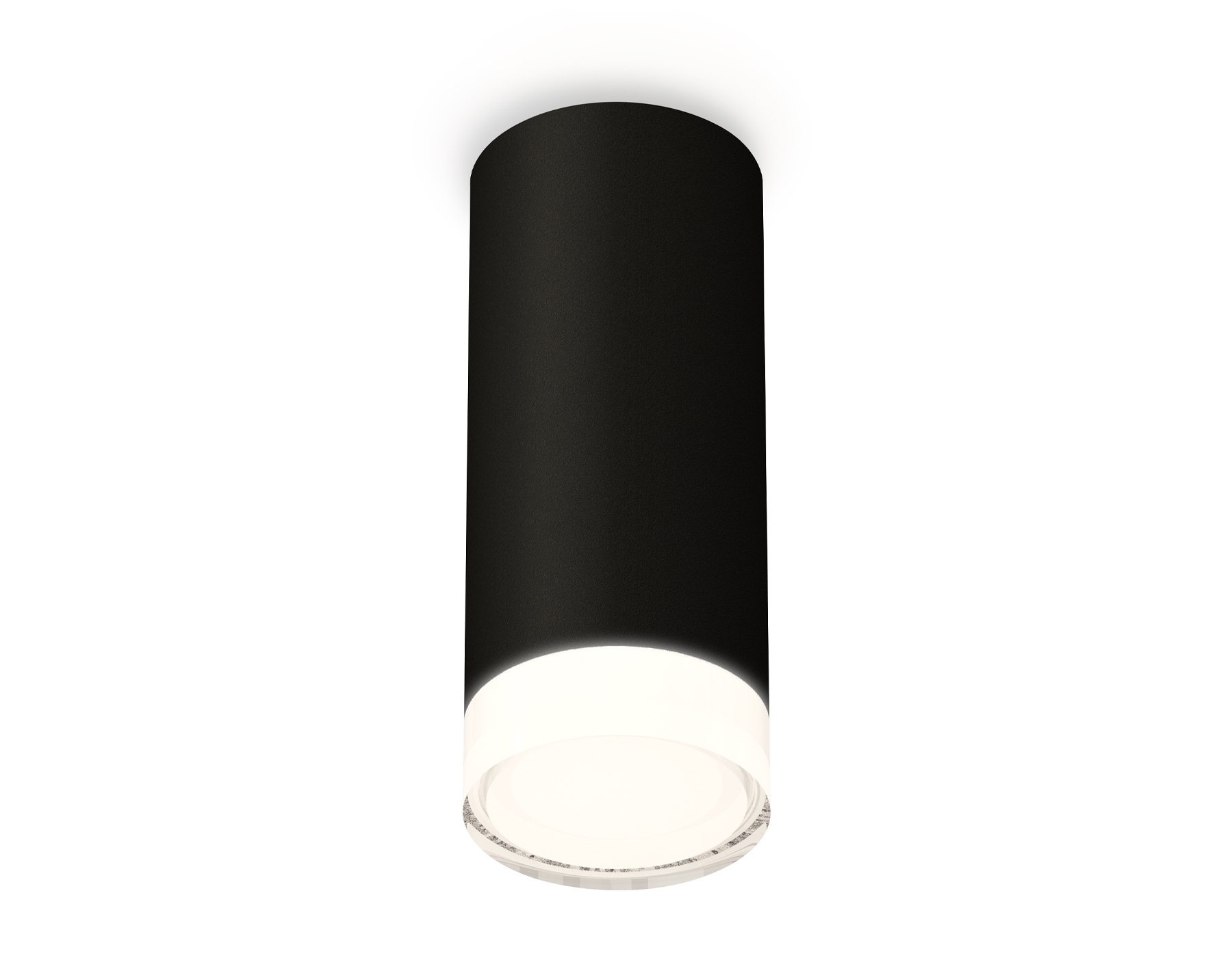 Светильник Ambrella Light XS7443014 SBK/FR/CL черный песок/белый матовый/прозрачный MR16 GU5.3 (C7443, N7160)