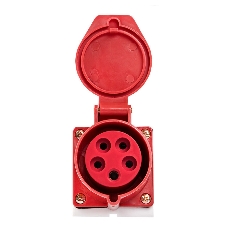 Розетка наруж. уст. 32А 380В 3P+РЕ+N IP44 (125) EKF ps-125-32-380