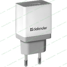 Сетевой адаптер питания Defender 1xUSB, 5V/2.1А, белый (UPA-21)