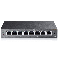 Коммутатор TP-Link SMB TL-SG108PE Easy Smart гигабитный 8-портовый коммутатор с 4 портами PoE