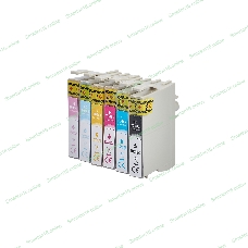 Набор струйных картриджей Sakura C13T04874010 (T0487-T0481/T0482/T0483/T0484/T0485/T0486) для Epson, мультипак, 16 мл., 460 к.