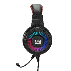 Гарнитура ExeGate Gaming HS-520G чёрный, проводная, 2 x mini jack 3.5 мм + USB, подсветка, регулятор громкости