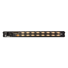 Портовый переключатель 16 с KVM консолью ATEN 16-Port PS/2-USB VGA Single Rail 17.3