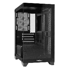 Компьютерный корпус Minitower ExeGate i3 SEA LE-NPX550 (mATX, БП 550NPX, 1хUSB+1хUSB 3.0, HD аудио, черный, передняя и боковая панели - закаленное стекло)