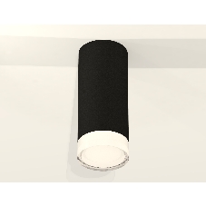 Светильник Ambrella Light XS7443014 SBK/FR/CL черный песок/белый матовый/прозрачный MR16 GU5.3 (C7443, N7160)