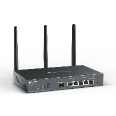 VPN-маршрутизатор TP-Link ER706W Omada с гигабитными портами и поддержкой Wi-Fi AX3000, 1 гиг. SFP WAN/LAN, 1 гиг. RJ45 WAN, 4 гиг. RJ45 WAN/LAN, USB 3.0, до 574 М/с на 2,4 ГГц + до 2402 М/с