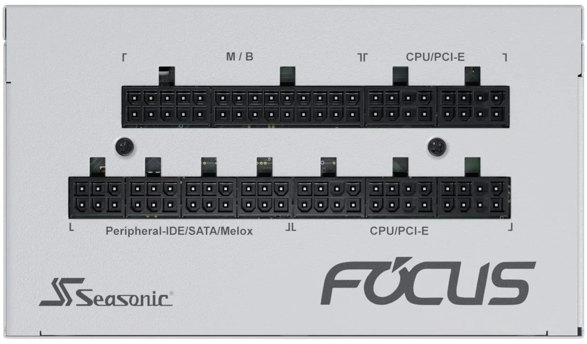 Блок питания Seasonic ATX 1000W Focus GX-1000 Gen.5 WHITE 80 PLUS gold (20+4pin) APFC 135мм fan 10xSATA Cab Manag RTL