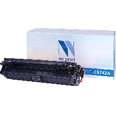 Картридж лазерный NVPrint совместимый HP CE742A Yellow для LJ Color CP5220 (7300k)