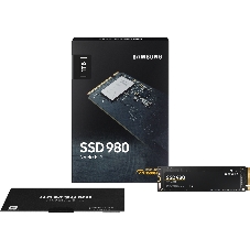 Накопитель SSD Samsung 980, 1000Gb, PCIe 3.0 x4, M.2 2280, NVMe, R/W 3500/3000