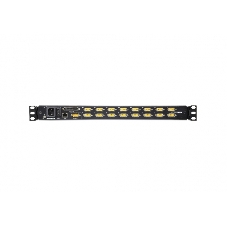 Переключатель KVM 16-портовый IP с ЖК-дисплеем Slideaway/ATEN SINGLE RAIL 16P PS/2-USB LCDKVMP 19INCH WIH IP