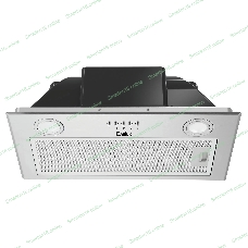 Вытяжка встраиваемая Evelux Margit 60 X серебристый, 53 см, 750 куб. м/ч, 52 дБ