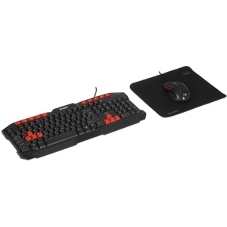 Комплект клавиатура + мышь SVEN GS-9200 игровые клавиатура, мышь и коврик
