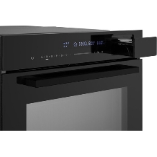 Духовой шкаф электрический Weissgauff OEMS 459 PDB черный, встраиваемый