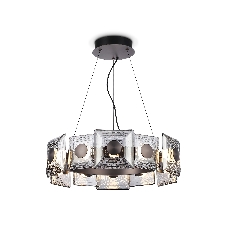 Светильник Ambrella light LH31024 GR/SM серый/дымчатый 56W 3000K D570*150
