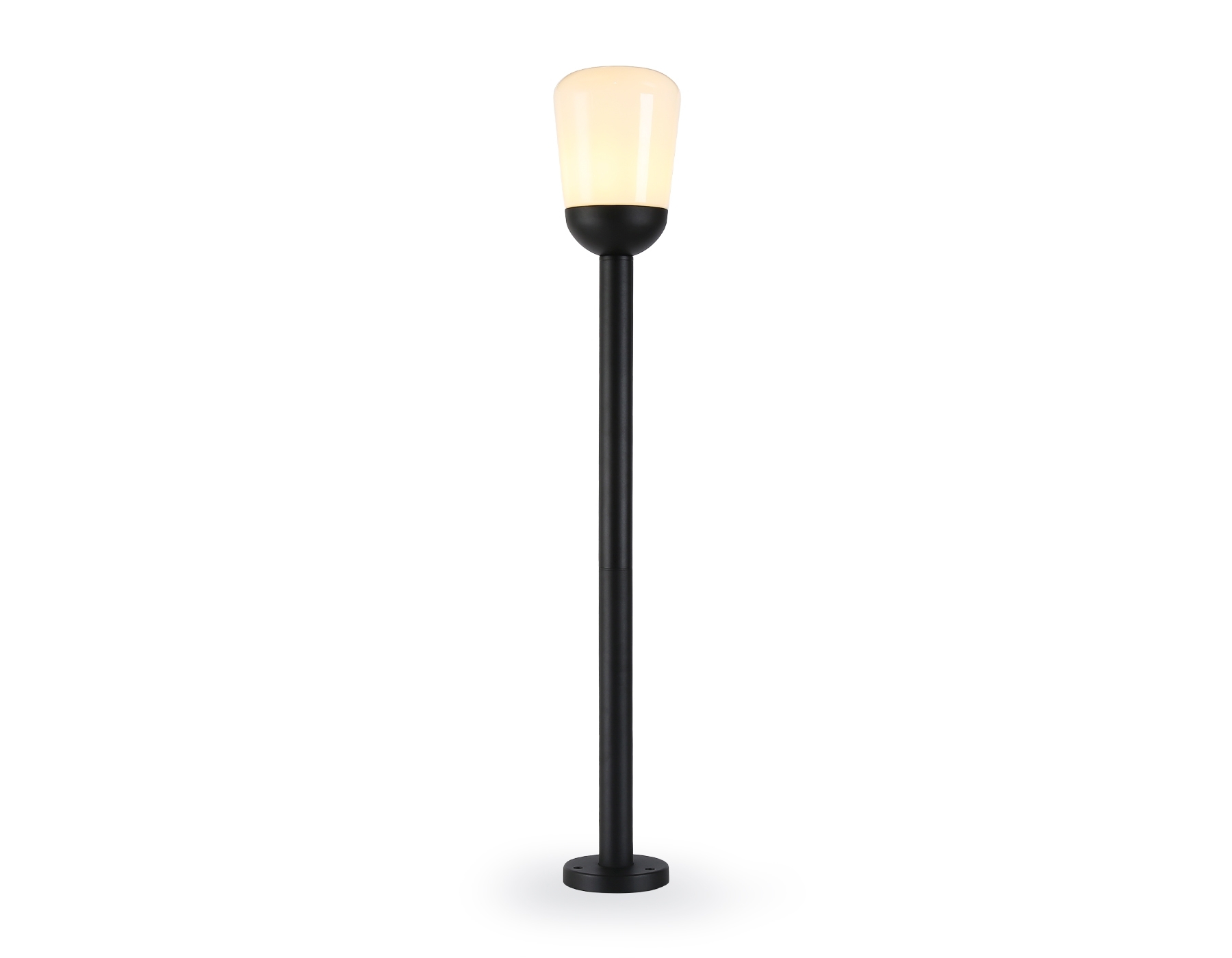 Светильник Ambrella light ST2095 BK/FR черный/белый матовый IP54 E27 max 40W D150*950