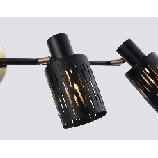 Светильник Ambrella light TR8670/4 BK/SB чёрный/бронза E14/4 max 60W 760*100*190