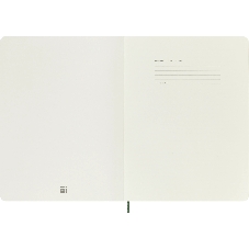 Блокнот Moleskine CLASSIC SOFT QP623K15 XLarge 190х250мм, 192 страниц, нелинованный, мягкая обложка, зеленый