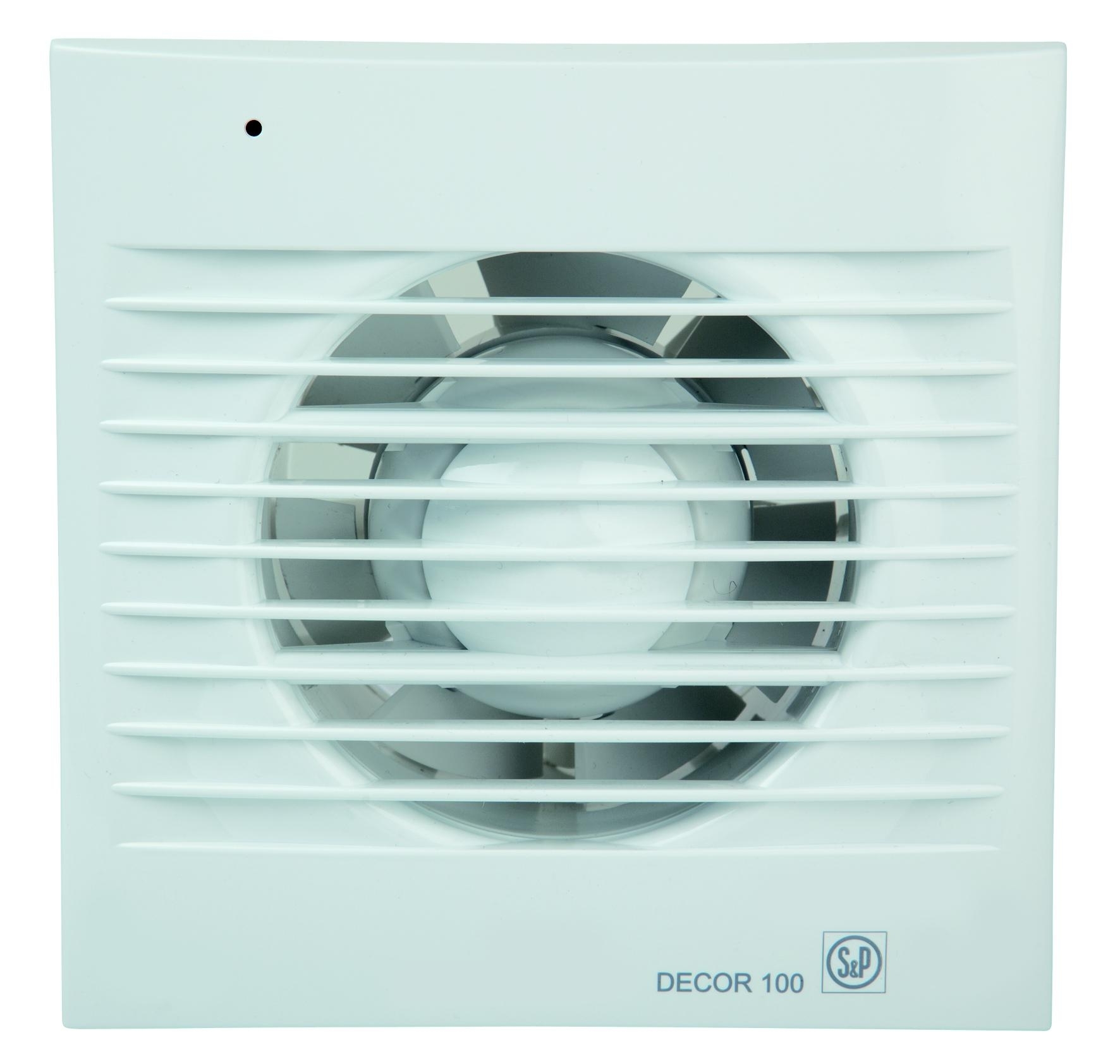 Вентилятор вытяжной SOLER&PALAU Decor 100C 95 м3/ч. Установочный д 100 мм. 40 dB(A)