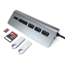 Док-станция Satechi ST-TCHCRM, USB Type-C, USB 3.0/Micro/SD, USB Type-C