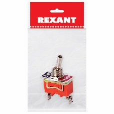 Тумблер Rexant 250V 15А (2c) ON-OFF однополюсный (KN-101) Индивидуальная упаковка 1 шт
