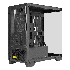Компьютерный корпус Minitower ExeGate i3 SEA LE-NPX550 (mATX, БП 550NPX, 1хUSB+1хUSB 3.0, HD аудио, черный, передняя и боковая панели - закаленное стекло)