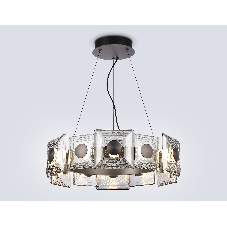 Светильник Ambrella light LH31024 GR/SM серый/дымчатый 56W 3000K D570*150