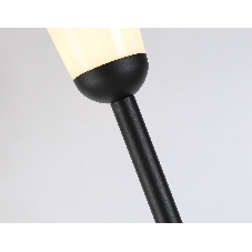 Светильник Ambrella light ST2095 BK/FR черный/белый матовый IP54 E27 max 40W D150*950