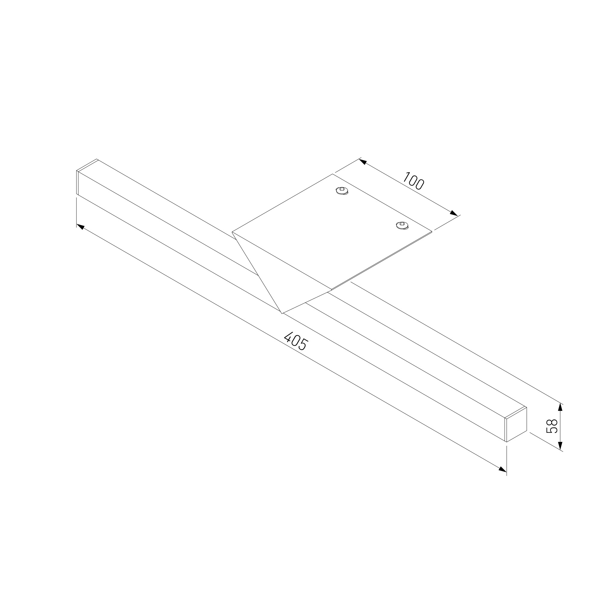 40115/LED / Светильник настенный светодиодный Delta LED белый