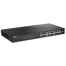 Коммутатор D-Link DGS-1026P/A1A, 24×1 Гбит/с + 2×1 Гбит/с SFP, неуправляемый