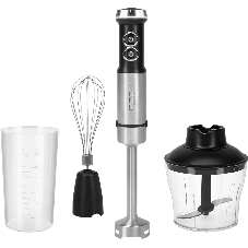 Блендер погружной Red Solution HB2901 серебристый/черный, 1200 Вт, 20 скоростей, турбо