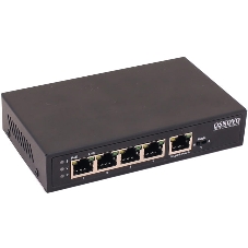 Коммутатор Osnovo SW-8050/D 5G 4PoE+ 90W неуправляемый