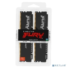 Оперативная память Kingston Fury Beast, DDR5, 16GB (2x8GB), 6000MHz, CL36, с радиаторами, черный