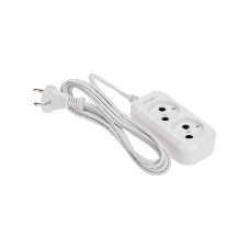 Удлинитель PROconnect 2 гнезда, 3 м, 2х0,75 мм², б/з, белый