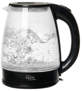 Чайник электрический Oasis K-8GВ стекло/черный 1,8л.