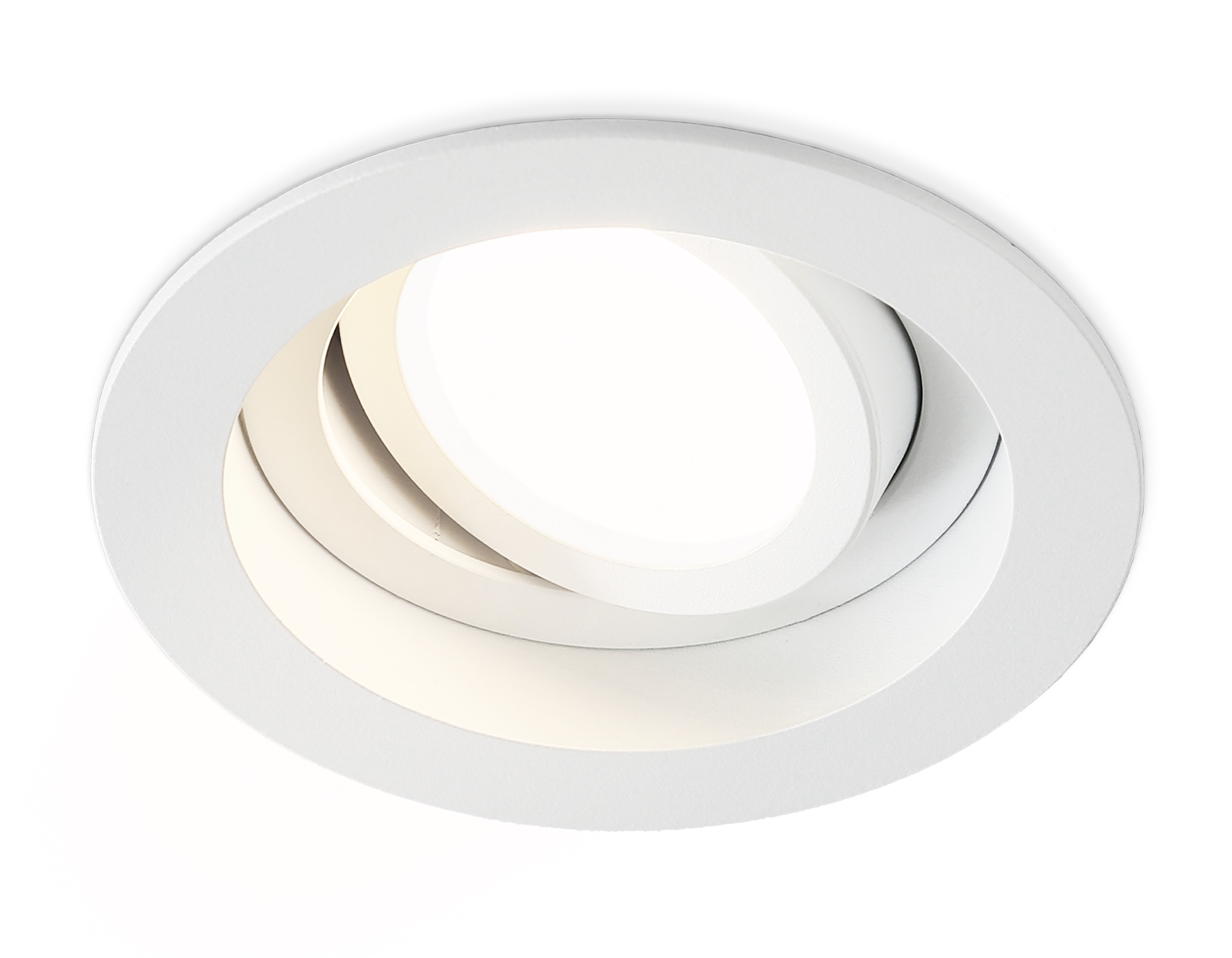 Встраиваемый поворотный точечный светильник Ambrella light TN102755 WH белый IP20 GU5.3 D98*32
