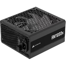 Блоки питания/ Power Supply Corsair RM1000x, Model RPS0198, 1000W 80+ Gold (ATX, 3.1, PCIe 5.1, Full modular, 1x24(20+4)pin, 1x12V-2x6, 2x4+4-pin CPU +12V (EPS), 3x4-pin Molex, 6x6+2-pin PCIe, 12xSATA3, Active, 140x140mm, 160x150x86mm, APFC, Power cable-EU, black)