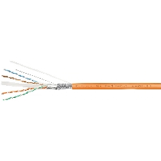Кабель витая пара экранированная Cabeus SFTP-4P-Cat.6-SOLID-LSZH SFTP (SF/UTP), категория 6, 4 пары 0,57мм (23 AWG), одножильный (305 м)