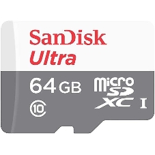 Флеш карта microSD 64Gb SanDisk microSDXC Class 10 Ultra UHS-I 100Mb/s