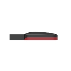 Флешка USB Netac U197 (NT03U197N-008G-20BK), 8Gb, USB 2.0, R/W 25/10, черный/красный